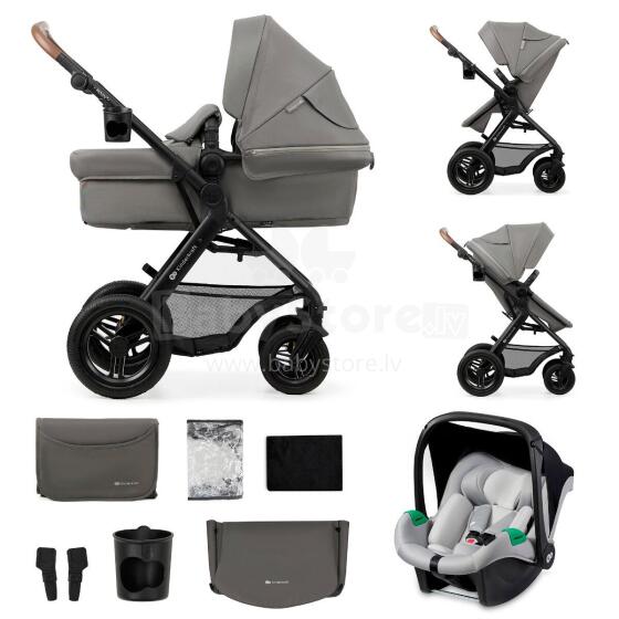 Kinderkraft Moov2 Air 3in1 Art.22157  Light Grey  3 viename kūdikio vežimėlis