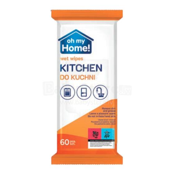 Wet wipes for the kitchen 60 pcs.