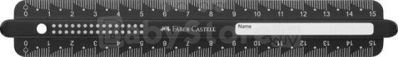 Линейка Faber-Castell Dots, 15см, пластик, в ассортименте