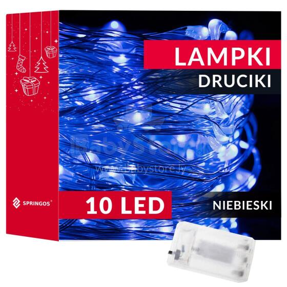 CL0003 LED BATERIJOS ŠVIETIMAI 10 LED