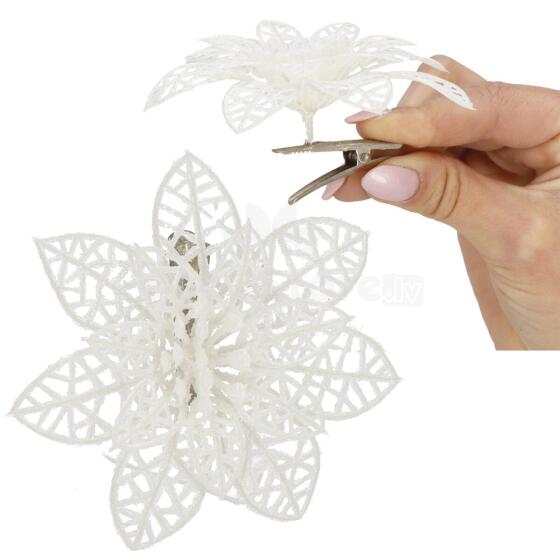Kalėdinė puošmena "Poinsettia" Springos CA0723 11x11 cm