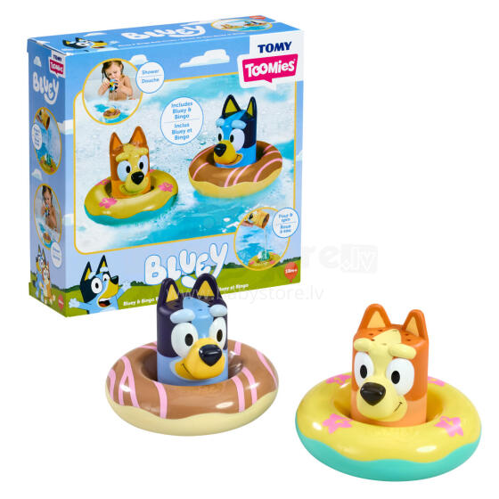 TOOMIES vonios žaislas Bluey Bath Floats, 2vnt., E73705