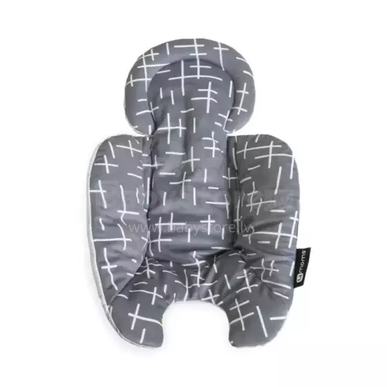 4moms MamaRoo® 5 Art.224776 Grey Plush  Kūdikio minkštas įdėklas supančiai kėdei „MamaRoo“