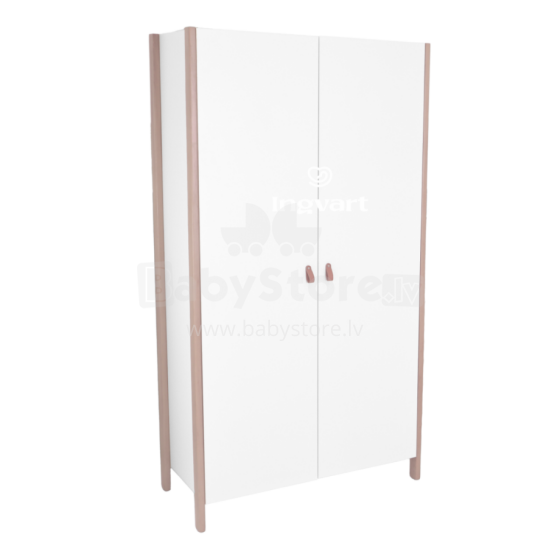 La Bebe™  Scandi Wardrobe Art.227072 White/Cappucino