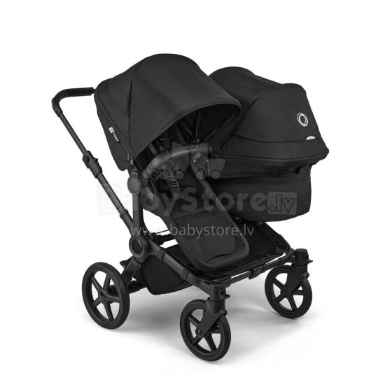 Bugaboo Donkey 6 Double  Art.227108 Heritage Black  Kūdikių universalus vežimėlio transformatorius