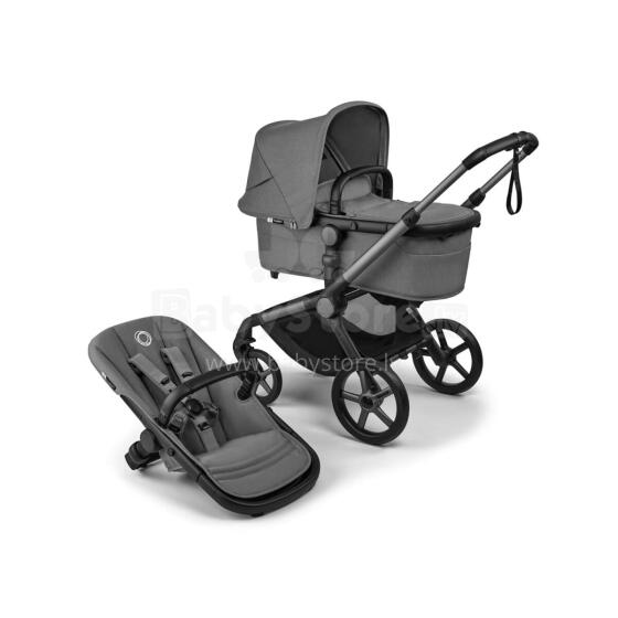 Bugaboo Fox 5 2 in 1 Art.227117 Moon Grey Kūdikių universalus vežimėlio transformatorius
