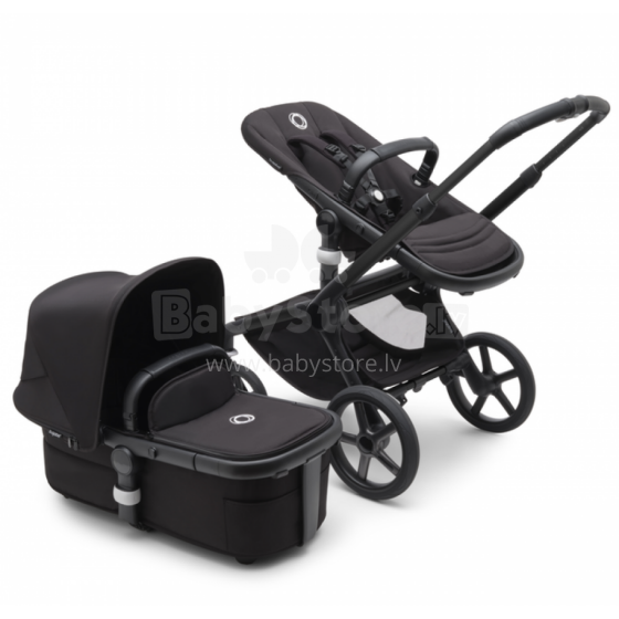 Bugaboo Fox 5 2 in 1 Art.227130 Black Kūdikių universalus vežimėlio transformatorius