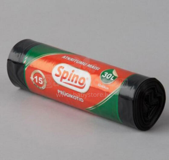 МУСКИ В РУЛОНЕ 15ШТ. 30L, 50X64CM, ЧЕРНЫЙ, 33MY, 0.505KG / ROLL, Arkolat
