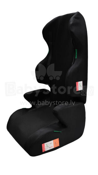 Bebe Basic  Simba Plus Art.16792 Black raudona vaikiška kėdutė vaikams (15-36 kg)