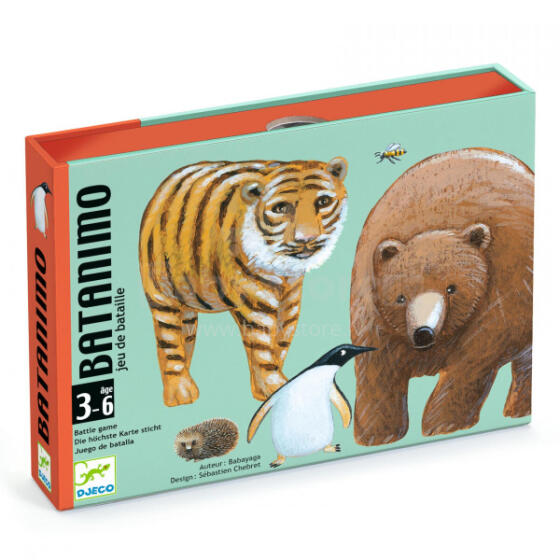 Djeco Game Art.DJ05177 Kortų žaidimas  - Batanimo