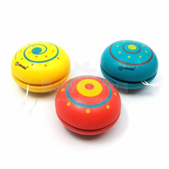 Svoora - Medinis yo-yo - Klasikinis (1 vnt., 3 dizainai)