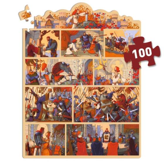 Dėlionė - Istorija - Karalius Artūras (100 vnt.)