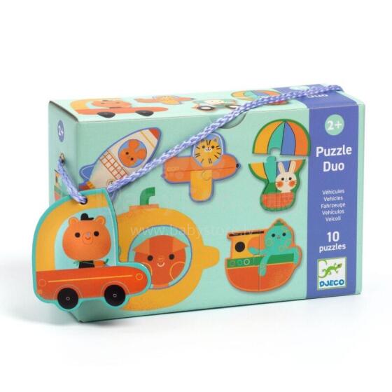 Duo dėlionė - Transporto priemonės (20 vnt.)