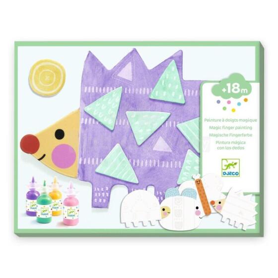 Magic finger painting - Small forms