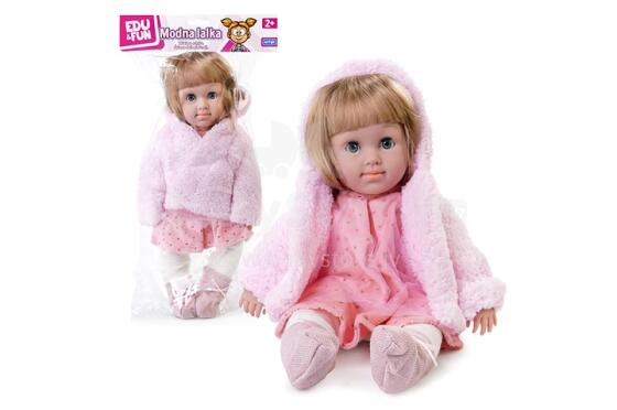 STRAIPSNIS 168475 Madinga lėlė EDU&amp;FUN 38 cm