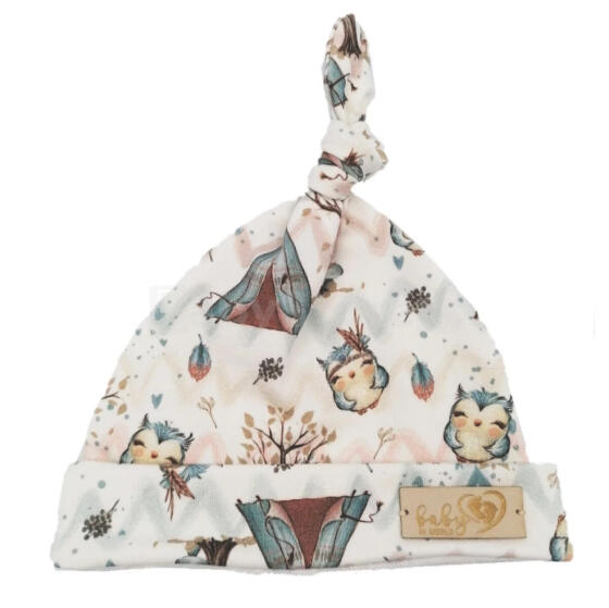 BABY 01092 Kūdikių kepurė Smurfette Owl 3-6m