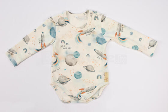 BABY 01198 Kūdikių kombinezonas ilgomis rankovėmis Cosmos Ecru 68/74*