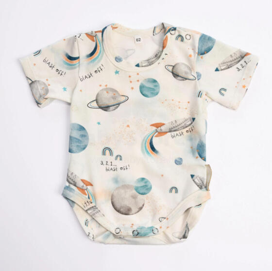 BABY 01214 Kūdikio kombinezonas su rankovėmis Kosmos ecru 80/86*