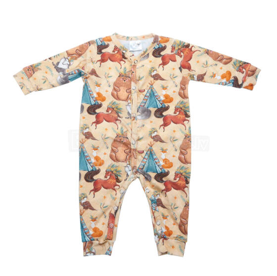BABY 01394 Kūdikio šliaužtinukas ilgomis rankovėmis Boho Boy 68/74