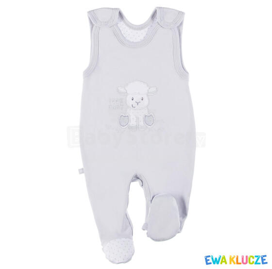 EWA 852311 NEWBORN Sleepsuit pilka 50