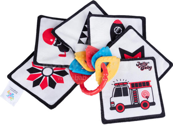 JOLLYBABY JB 80588 Book - dantukai transporto priemonės