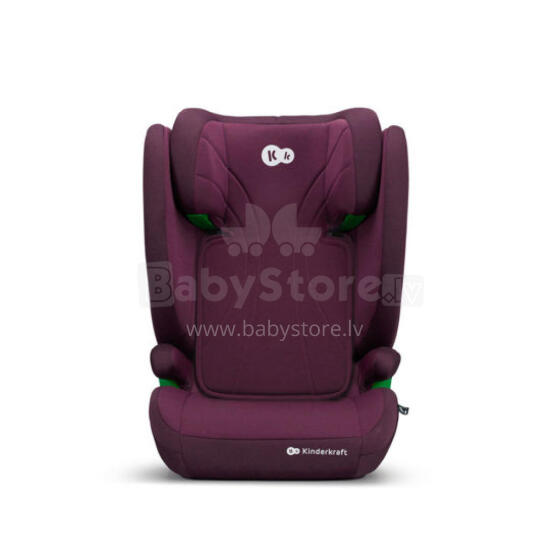 KINDERKRAFT automobilinė kėdutė JUNIOR FIX 2 i-Size 100-150 cm vyšnios perlas