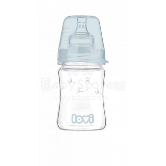 LOVI 74/105 deimantinis stiklinis buteliukas 150 ml botanika
