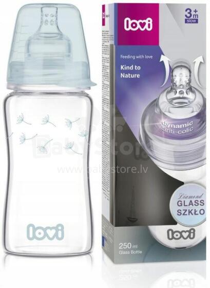 LOVI 74/205 deimantinis stiklinis buteliukas 250 ml botanika