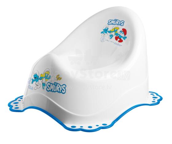MALTEX Potty 2K Smurfs baltas