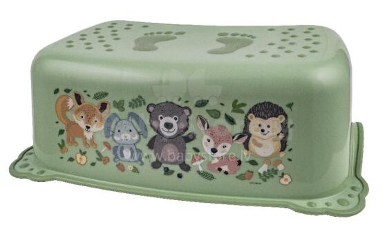 MALTEX Footstool 2K Hedgehog Forest Gang žalia/žalia