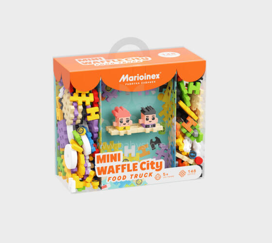 MARIOINEX 904244 Vafliniai mini blokeliai - Food Truck 148 vnt.