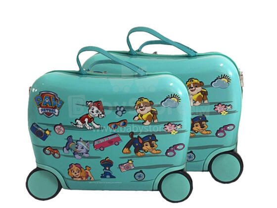 MARKO BC-PP-015 Paw Patrol Travel Suitcase Small Turquoise