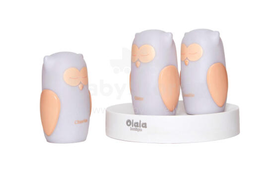 MARKO OLB-XY-GR Set of 3 LED Night Lights White Owls