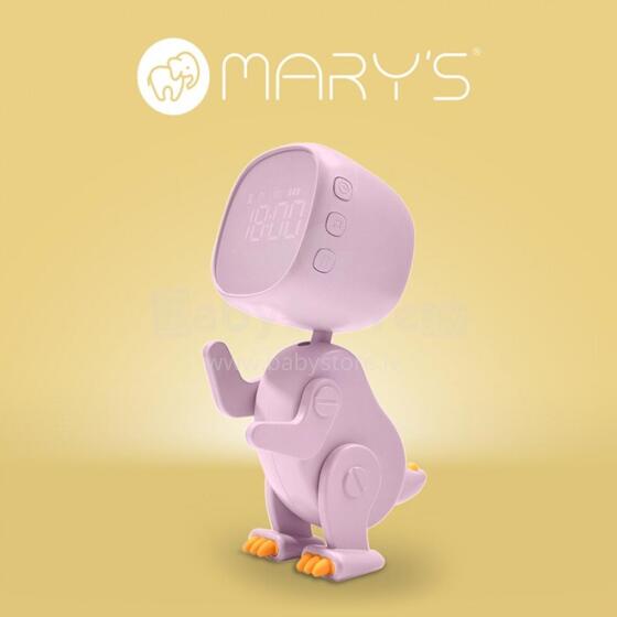 MARY'S MW61057 Robo Dino žadintuvas, rožinis