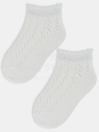 NOVITI SB063-G-01 Cotton socks white 15/18