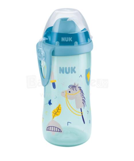 NUK 255410 FLEXI CUP 300ml su šiaudeliais