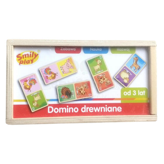 SMILY PLAY SPW83591 Medinis Domino Farm