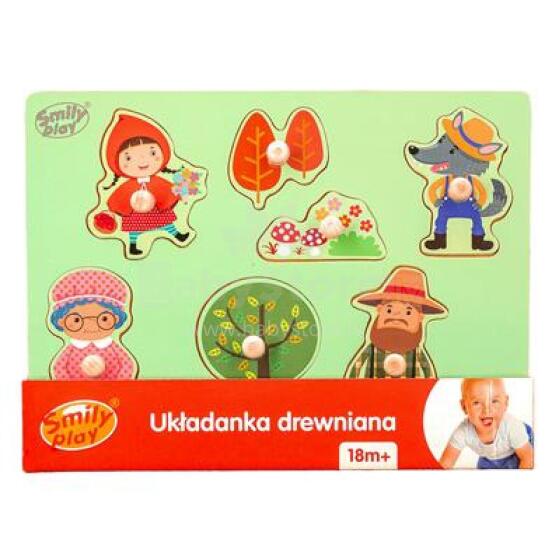 SMILY PLAY SPW83807 Raudonkepuraitės galvosūkis