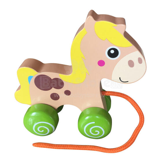 SMILY PLAY SPW84982 Medinis traukimo arkliukas