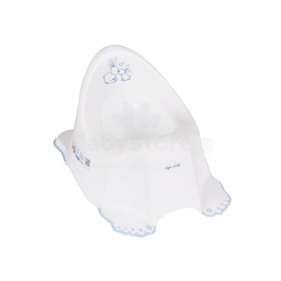 TEGA KR-001-103 Neslystantis puodukas BUNNIES baltas