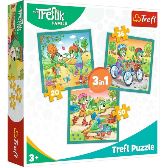 TREFL 34872 3in1 galvosūkis Atraskite Trefliki