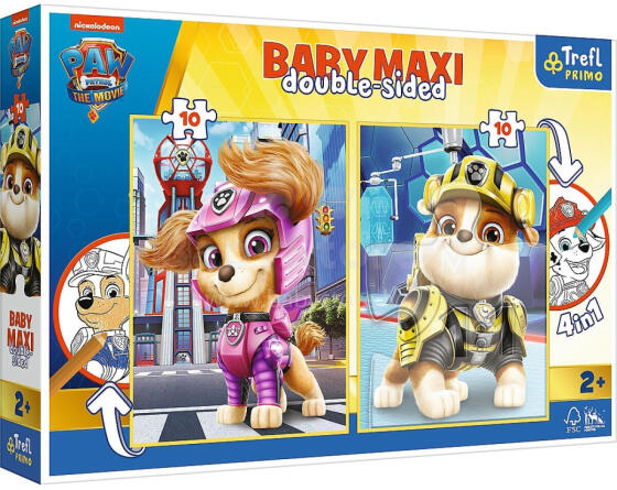 TREFL 43004 Puzzle Baby MAXI 2x10 Happy Paw Patrulių komanda
