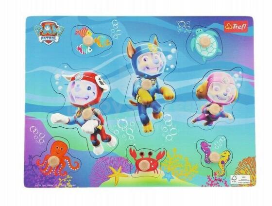 TREFL 61631 Medinis žaislas – dėlionė „Medium Paw Patrol“.