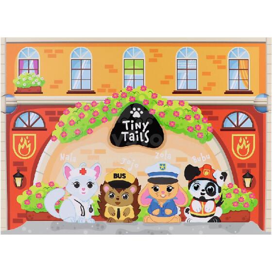 TREFL 61816 Medinis žaislas Magnetinė dėžutė - City Tiny Tails