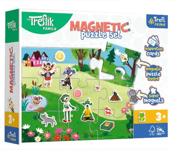 TREFL 93166 magnetinė dėlionė – Trefliko diena