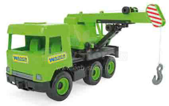 WADER 32102 vidurinis sunkvežimis - žalias kranas