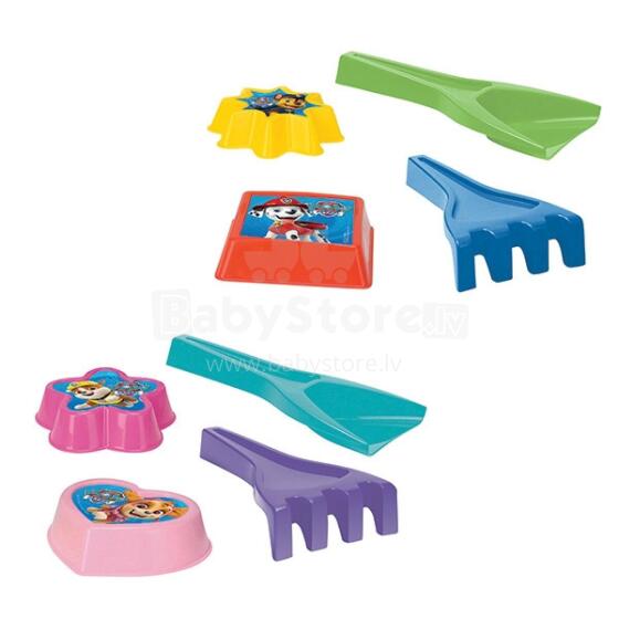 WADER 81010 Paw Patrol kastuvas + grėblys + 2 formos