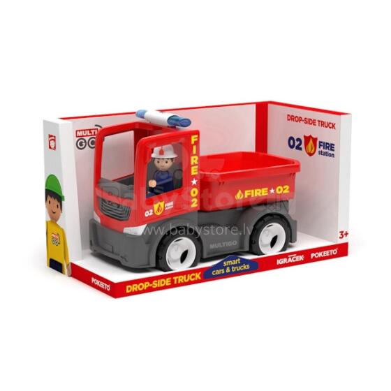WADER EF27284 Multigo Fire puspriekabė su vairuotoju
