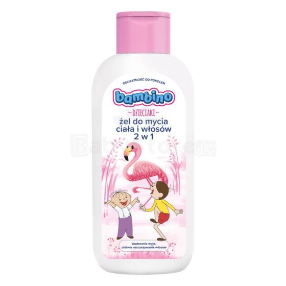 BAMBINO 83671 2in1 kūno ir plaukų plovimo gelis 400ml