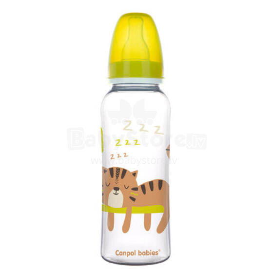 CANPOL 59/200 Siauras buteliukas 250 ml PP Africa geltona